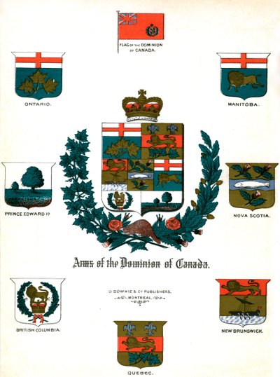 Coats of arms and flags of Canada by Unbekannt