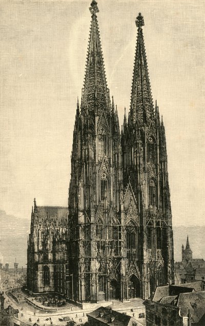 Cologne Cathedral, 1890 by Unbekannt