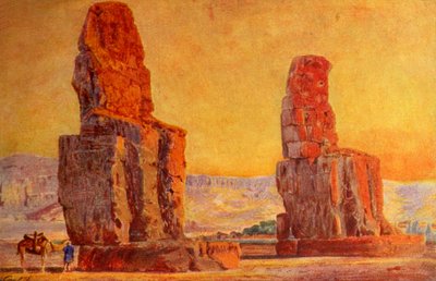 Colosses of Thebes by Unbekannt