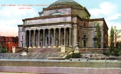 Columbia University Library, New York, USA, c1900s by Unbekannt