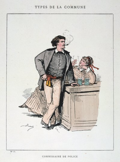 Commissaire de Police, Paris Commune by Unbekannt
