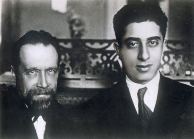 Composers Nikolai Myaskovsky and Aram Khachaturian by Unbekannt