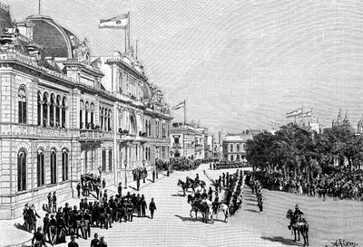 Congress Buildings, Buenos Aires, Argentina, 1895 by Unbekannt