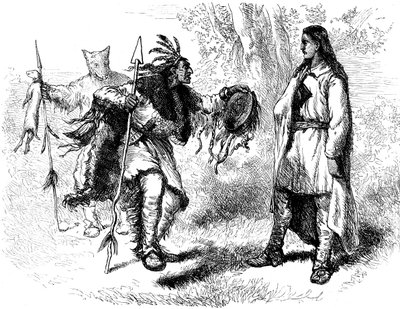 Converted Native American and Powows by Unbekannt