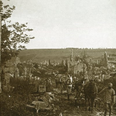 Convoy, Les Éparges, Northern France by Unbekannt