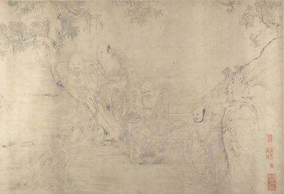Copy after The Sixteen Luohans by Unbekannt