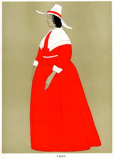 Costume of 1640, Early to Mid 20th Century by Unbekannt