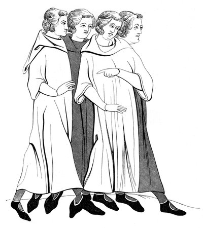 Costumes of the Bourgeoisie, 13th Century by Unbekannt