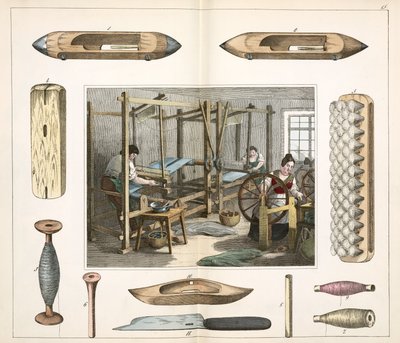 Cotton & Silk, Weaving: The Weaver by Unbekannt
