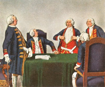 Council of war in Köpenick by Unbekannt