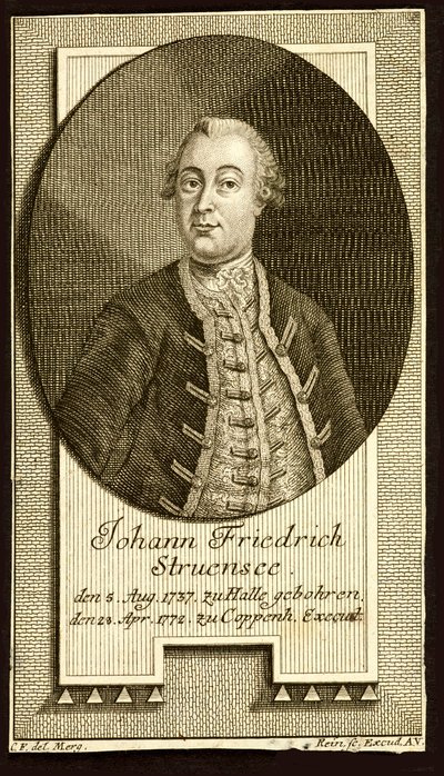 Count Johann Friedrich Struensee by Unbekannt