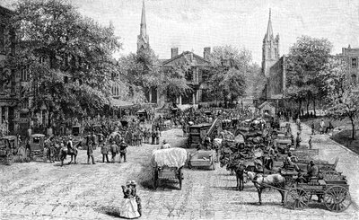 Court House Square, Lexington, Kentucky by Unbekannt