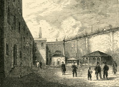 Courtyard in the Fleet Prison by Unbekannt