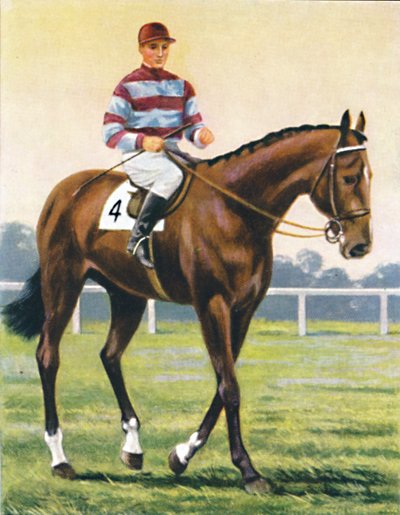 Couvert, Jockey: C. Richards, 1939 by Unbekannt