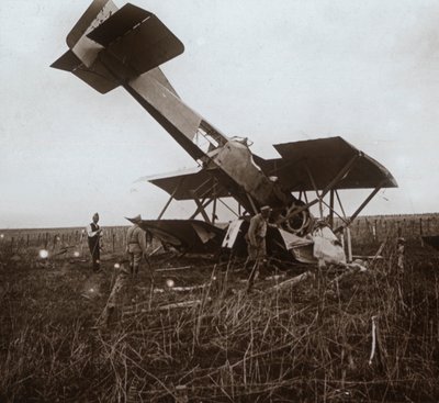 Crashed Plane, Tracy-le-Val, Northern France by Unbekannt