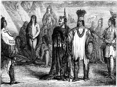 Creek Indians by Unbekannt