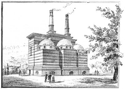Crematorium, Père Lachaise cemetery, Paris by Unbekannt