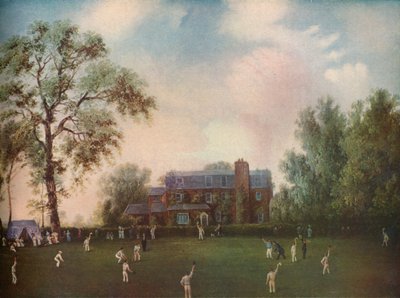 Cricket at Gads Hill Place, Rochester, c1868 by Unbekannt