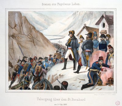 Crossing St Bernard, 15 May, 1800 by Unbekannt
