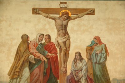 Crucifixion, Saint-Didier Church, Voreppe, France by Unbekannt