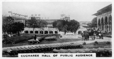 Cucharee Hall of Public Audience, Agra, India by Unbekannt