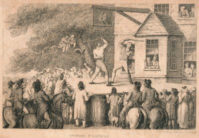 Cudgel Playing, 1799 by Unbekannt