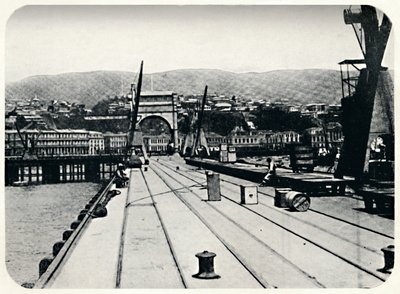 Customs Pier, Valparaiso by Unbekannt