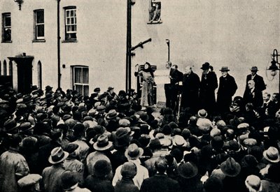Declaring the Poll at Epping by Unbekannt