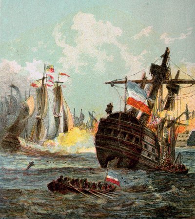 Defeat of the Dutch Fleet by Unbekannt