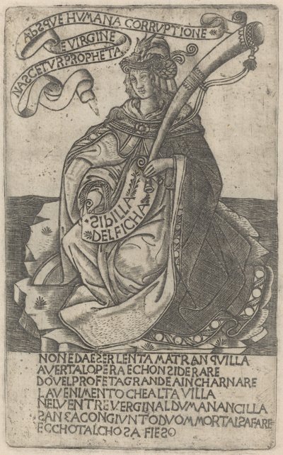 Delphian Sibyl, early 15th century by Unbekannt