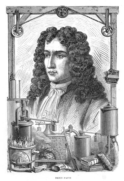 Denis Papin, French physicist by Unbekannt