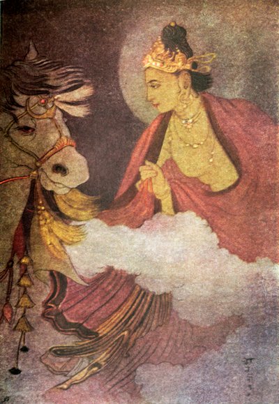 Departure of Prince Siddhartha by Unbekannt