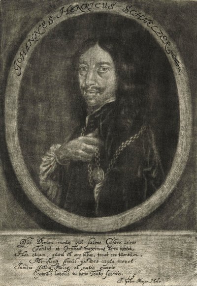 Depicted person: Johann Heinrich Schmelzer by Unbekannt