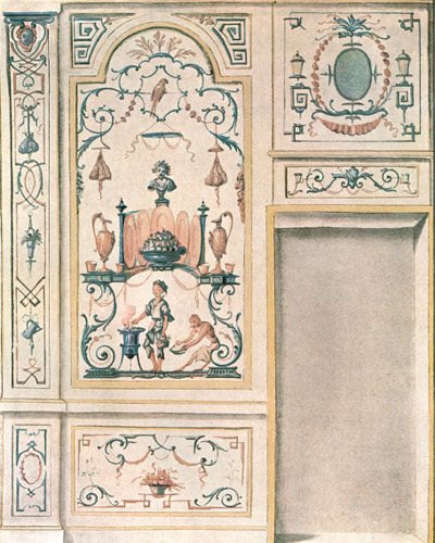 Design for a dining-room wall, France, 1928 by Unbekannt