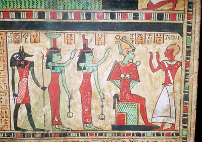 Detail of an Egyptian Funerary Slab by Unbekannt