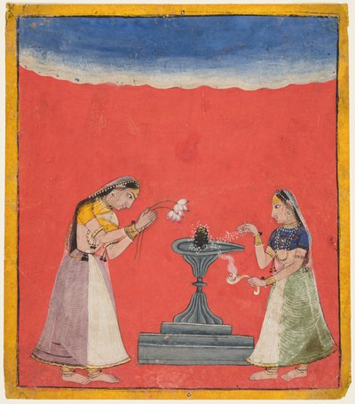 Devangandhari Ragini of Hindola by Unbekannt