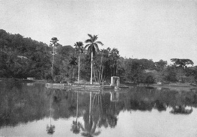 The Island in the Lake of Kandy by Unbekannt