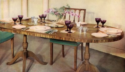 Dinner-table arranged by Harrods Ltd., London, 1937 by Unbekannt