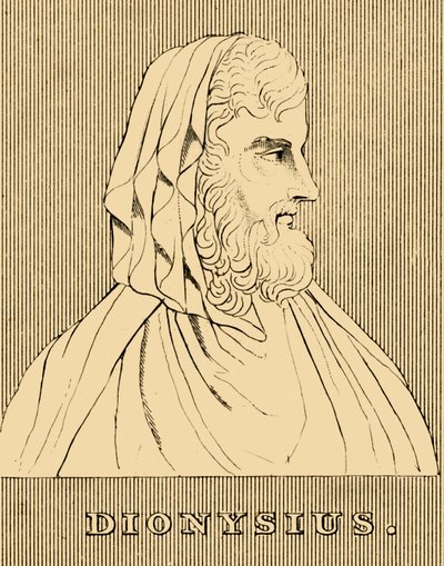 Dionysius, c. 432-367 BC, 1830 by Unbekannt