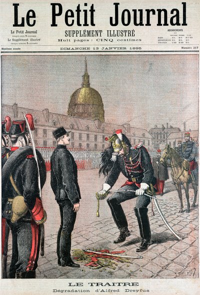 Disgracing of Albert Dreyfus by Unbekannt