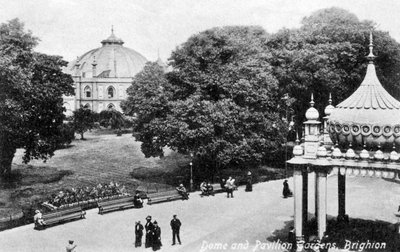 Dome and Pavilion Gardens, Brighton, early 20th century by Unbekannt