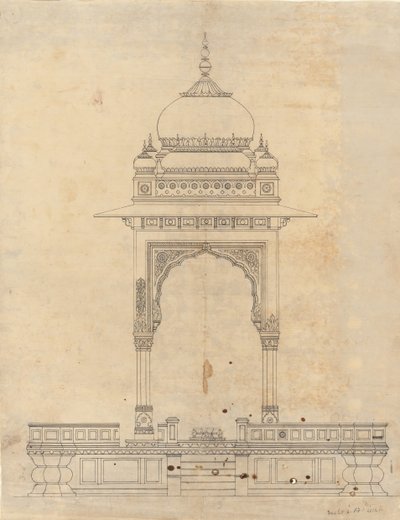 Domed Pavilion, ca. 1830 by Unbekannt