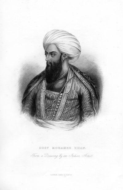 Dost Mahommed Khan, ruler of Afghanistan by Unbekannt