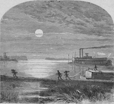 Down the Mississippi, 1883 by Unbekannt