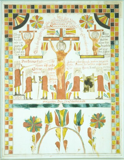 Drawing of the Crucifixion, 1800 by Unbekannt