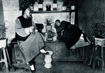 Drugs: Opium Smokers in China by Unbekannt