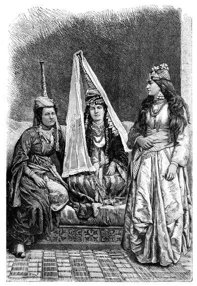 Druze Princess and Lady of the Lebanon, 1895 by Unbekannt