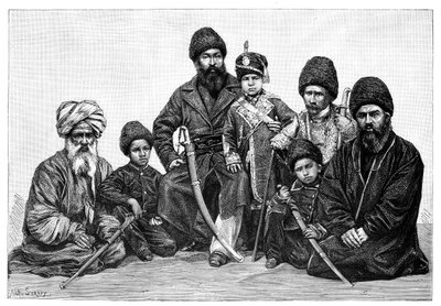 Durrani chiefs, Afghanistan by Unbekannt