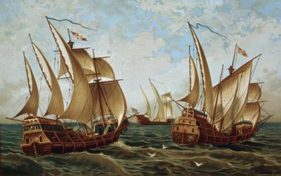 Boats from the Time of the Discoverers by Unbekannt