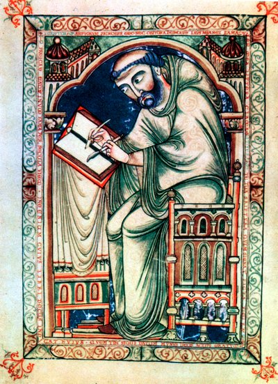 Eadwine the Scribe by Unbekannt